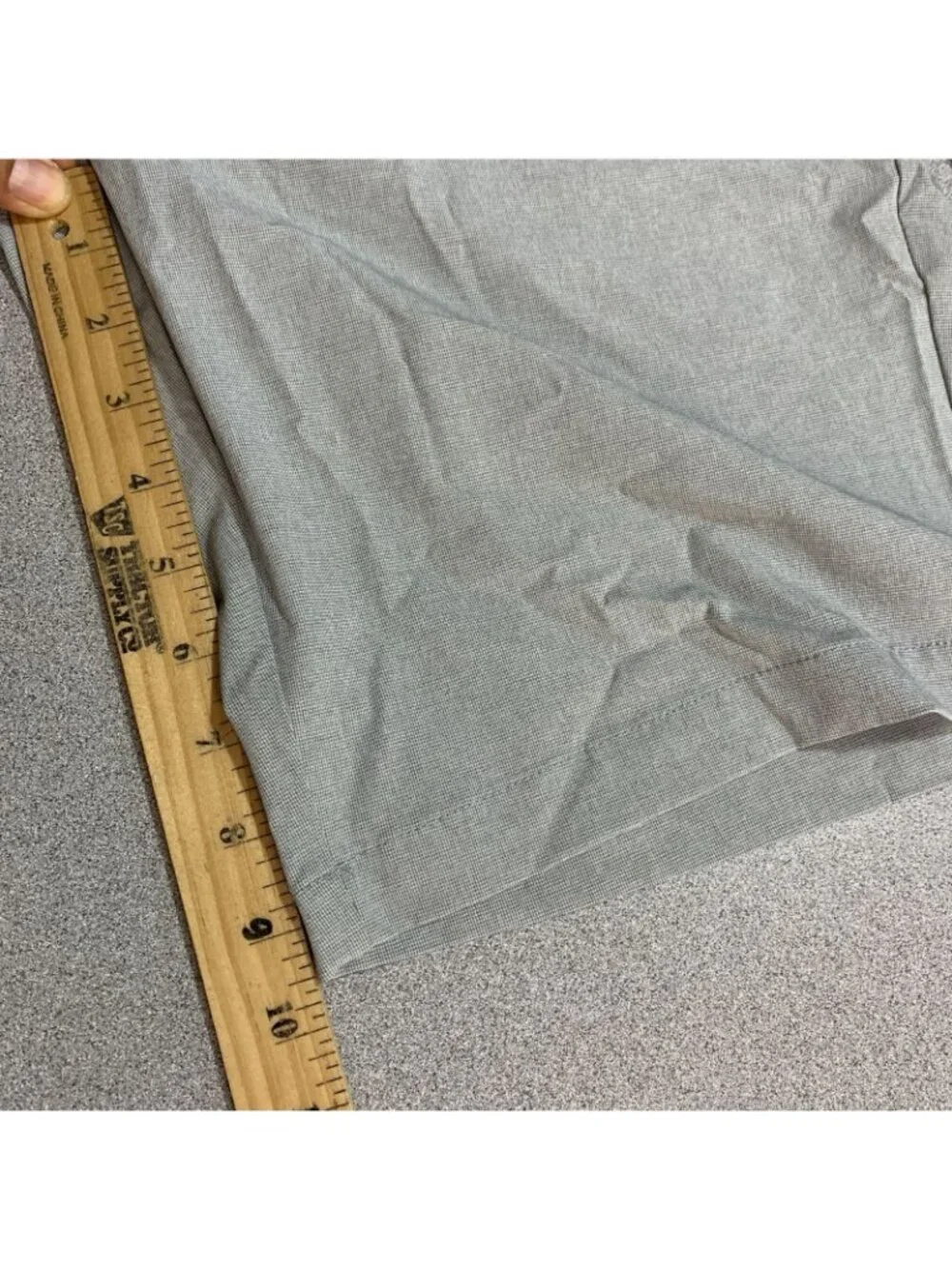 NWT Banana Republic Men's 30 Gray Comfort Flat Front Shorts Stretch Fabric